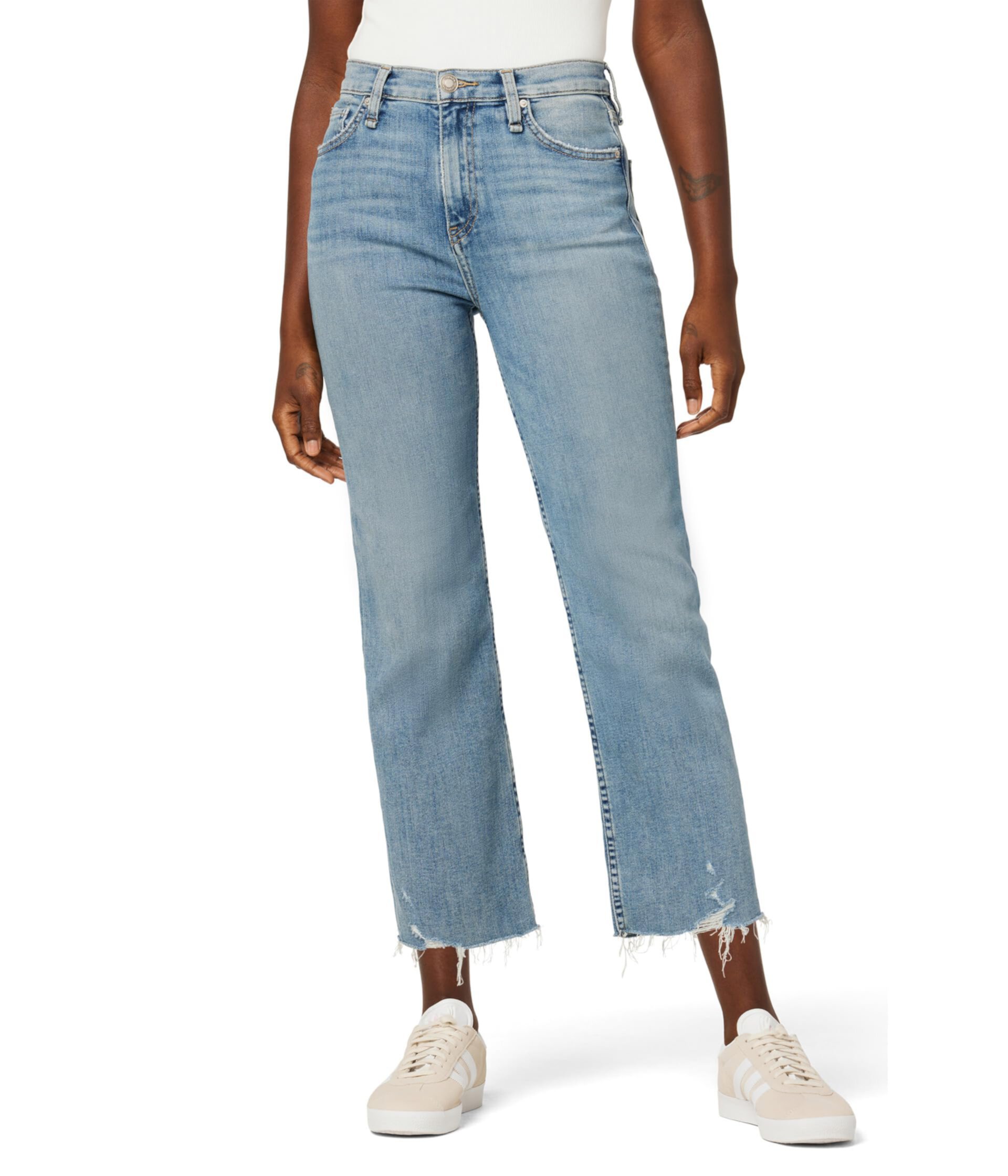Прямые укороченные шорты Remi High Rise в солнечном свете Hudson Jeans