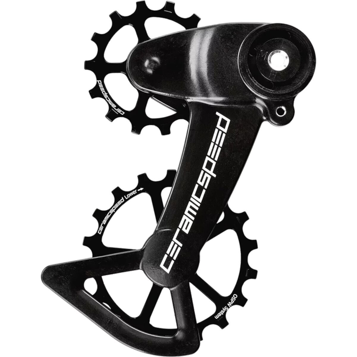 OSPW X для механических систем SRAM Eagle, 14 зубьев верхний и 18 зубьев нижний, углеродное волокно CeramicSpeed