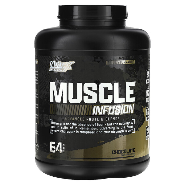 Muscle Infusion, шоколад, 5 фунтов (2265 г) Nutrex Research