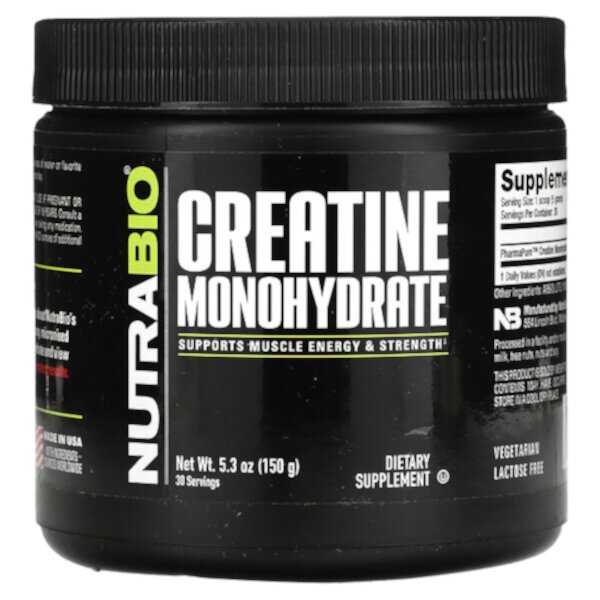 Creatine Monohydrate, 5.3 oz (150 g) NutraBio
