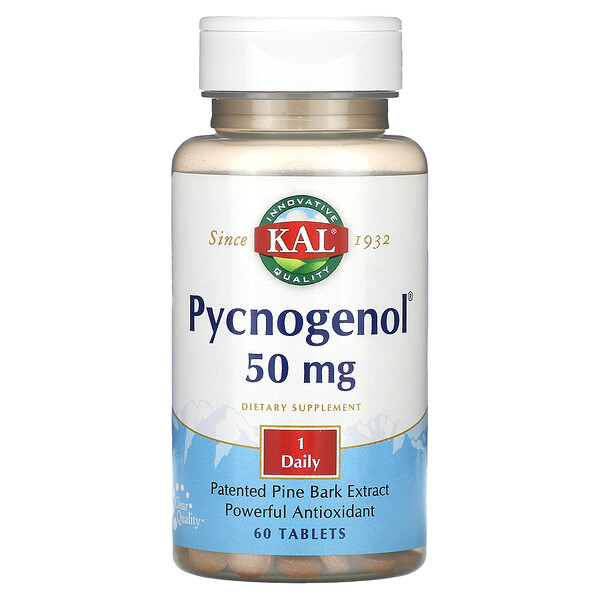 Пикногенол, 50 мг, 60 таблеток KAL