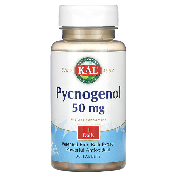 Пикногенол, 50 мг, 30 таблеток KAL