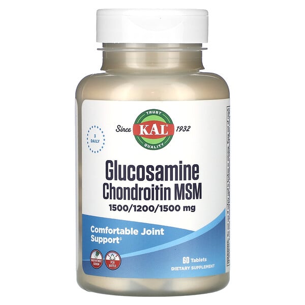 Глюкозамин Хондроитин МСМ, 60 таблеток KAL