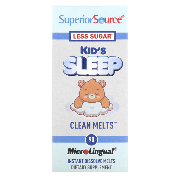 Kid's Sleep, Clean Melts, 90 Instant Dissolve Melts Superior Source