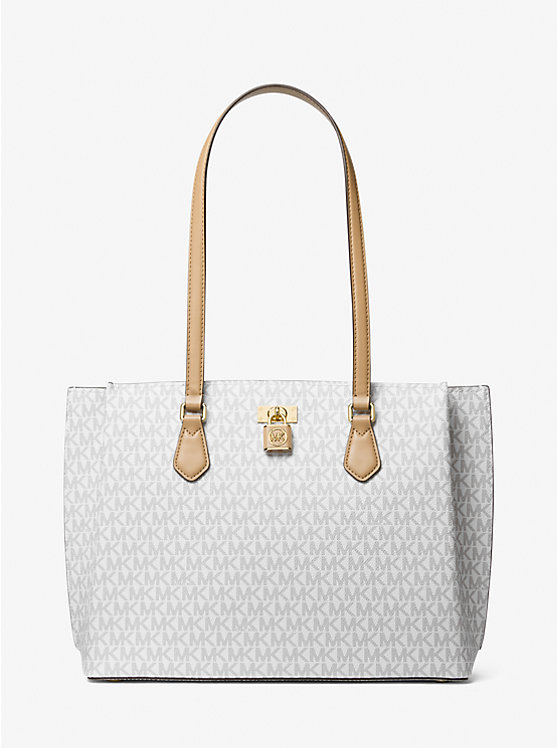 Michael Kors monogram outlet tote bags