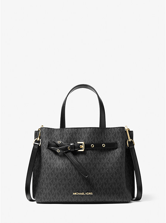 Маленькая сумка-портфель Emilia с логотипом Michael Kors