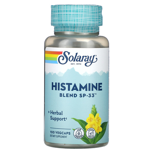 Гистаминовая смесь SP-33, 100 растительных капсул Solaray