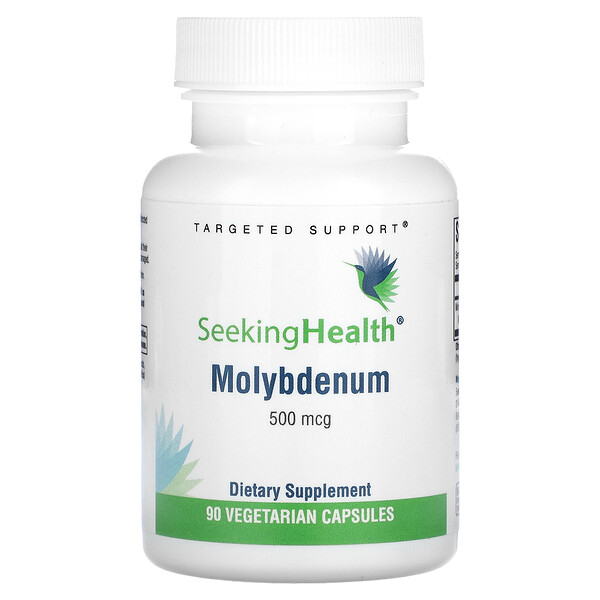 Молибден - 500 мкг - 90 вегетарианских капсул - Seeking Health Seeking Health