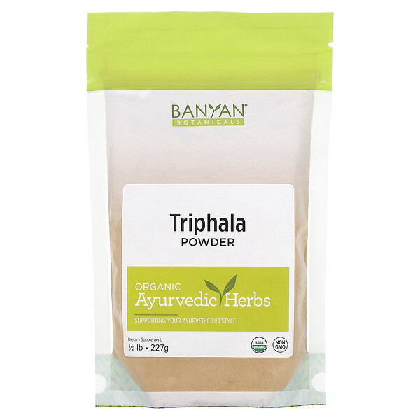 Triphala Powder, 0.5 lb (227 g) Banyan Botanicals