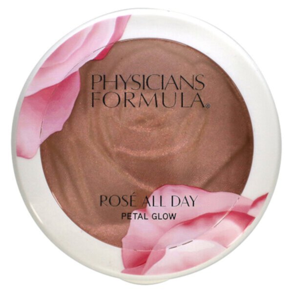 Rose All Day Petal Glow, Многофункциональный хайлайтер, мягкий лепесток, 0,32 унции (9,2 г) Physicians Formula