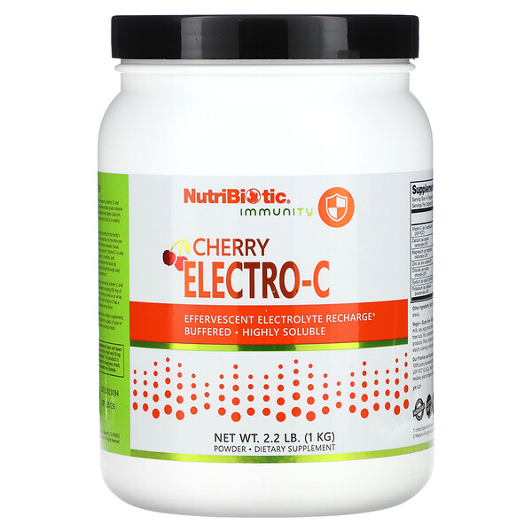 Immunity, Cherry Electro-C, 2,2 фунта (1 кг) NutriBiotic
