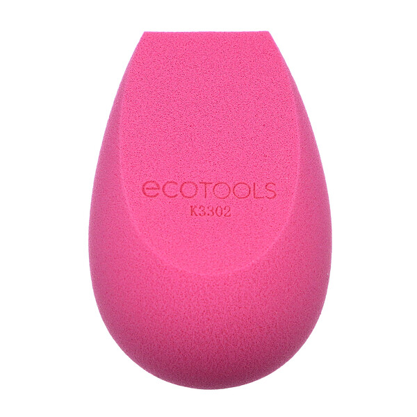 Bioblender, Компостируемая губка для макияжа + натуральные настои, розовый, 1 губка EcoTools