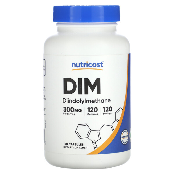ДИМ, 300 мг, 120 капсул Nutricost