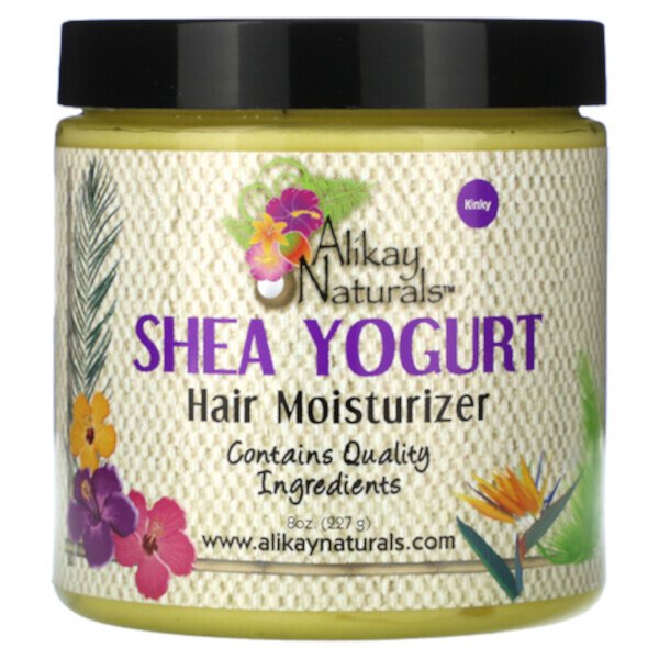 Увлажняющее средство для волос с йогуртом ши, 8 унций (227 г) Alikay Naturals