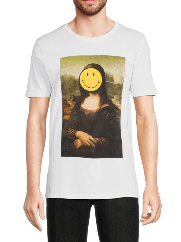 Футболка Mona Lisa с рисунком Eleven Paris