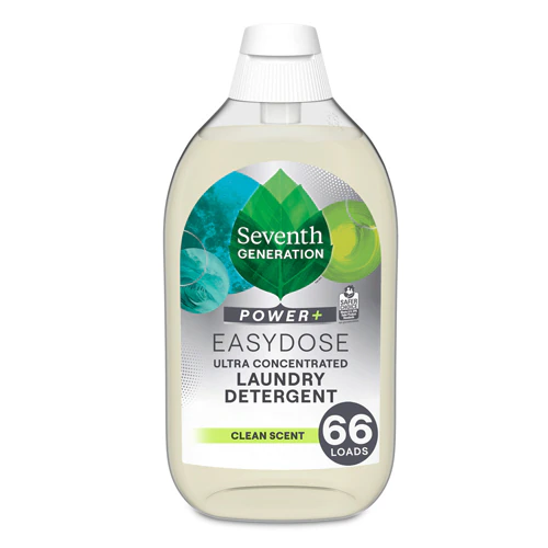 Ultra Concentrated Liquid Laundry Detergent EasyDose 66 Loads Clean Scent -- 23.1 fl oz Seventh Generation