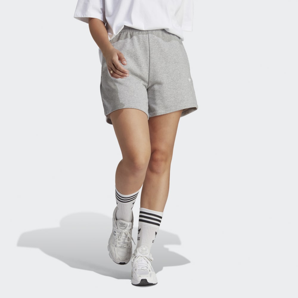 Adidas grey shorts womens online