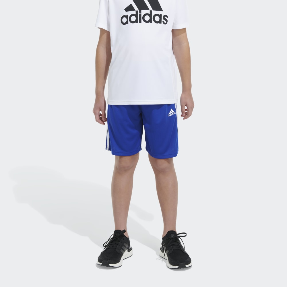 Классические шорты с 3 полосками на эластичном поясе Adidas