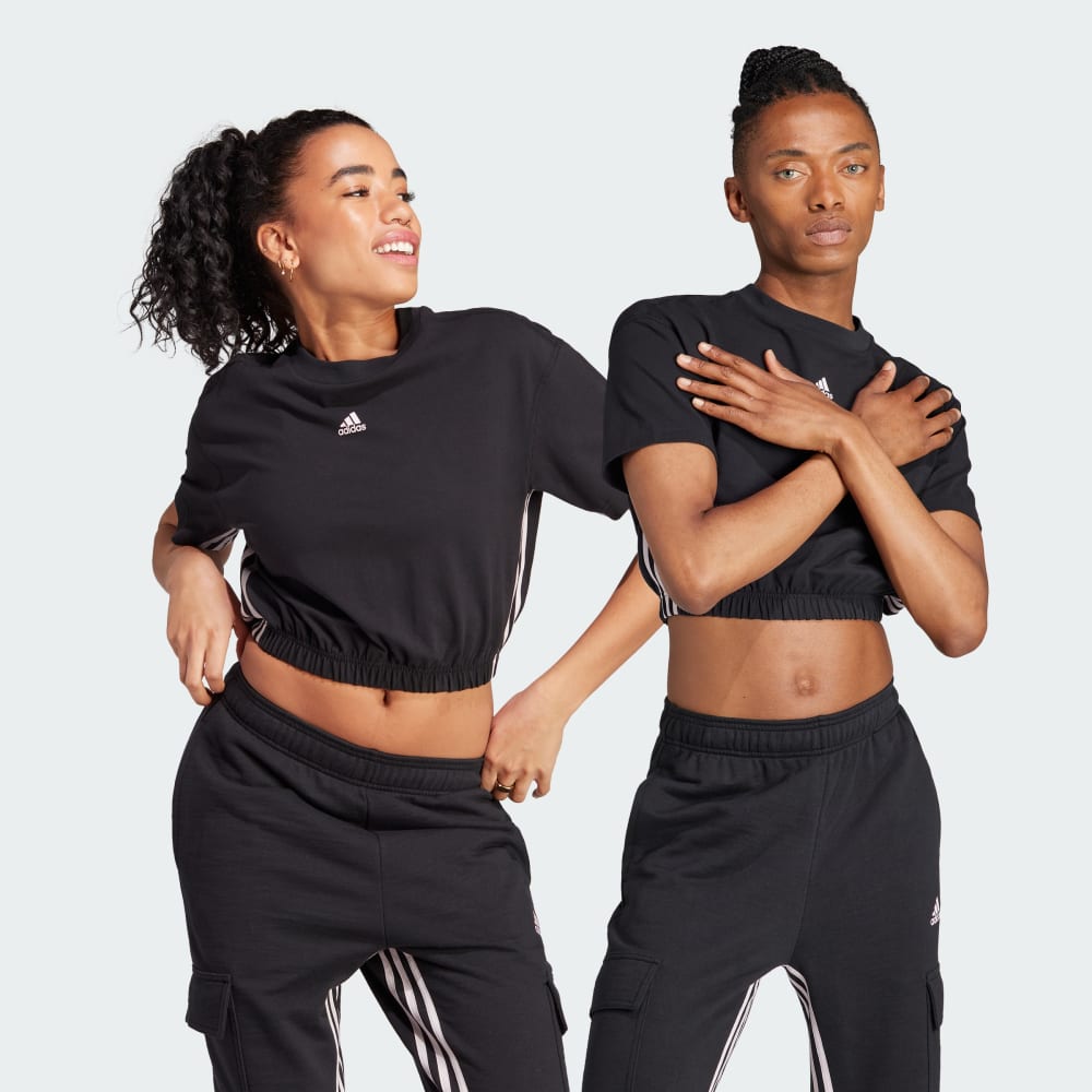 Adidas crop top tee online