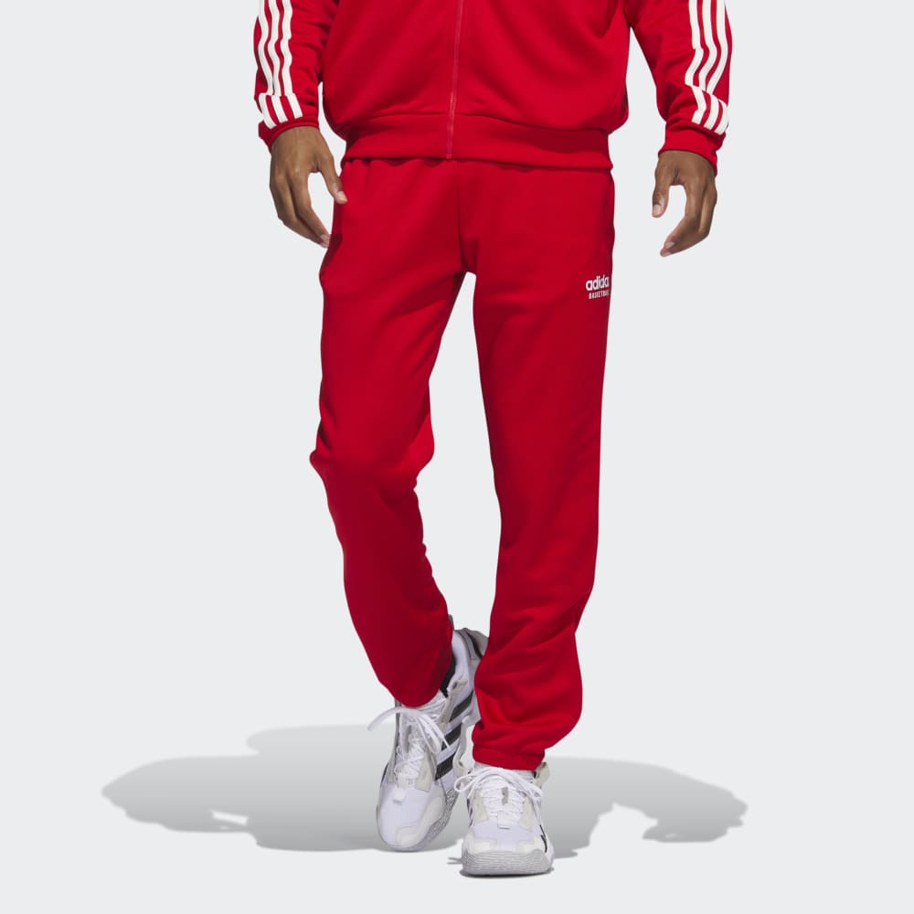 Купить Спортивные брюки Выберите Брюки Adidas performance, цвет - красный,по цене 5 540 рублей в интернет-магазине Usmall.ru