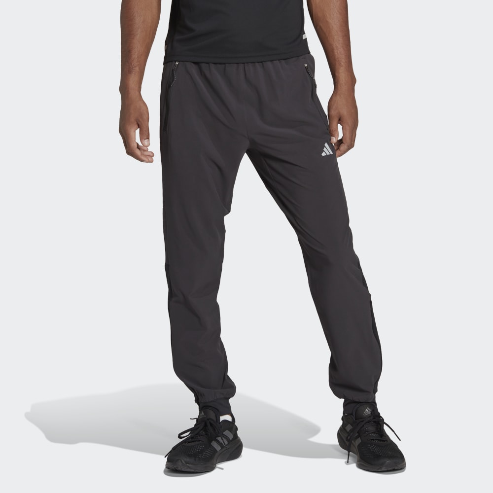 Купить Спортивные брюки Штаны для бега Fast TKO Adidas performance, цвет -черный, по цене 7 390 рублей в интернет-магазине Usmall.ru