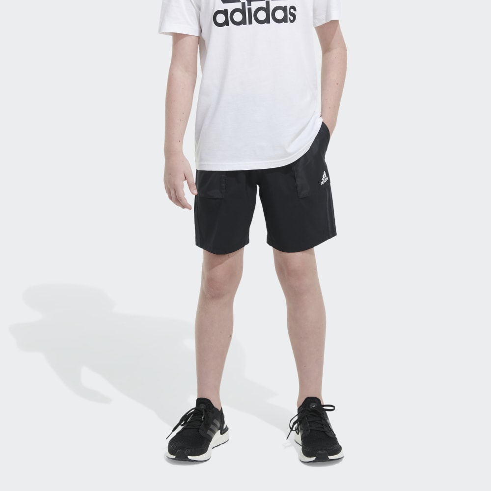 AEROREADY® Тканые шорты с эластичным поясом для побега Adidas
