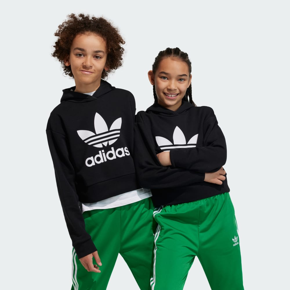 Adidas adicolor cropped hoodie sale