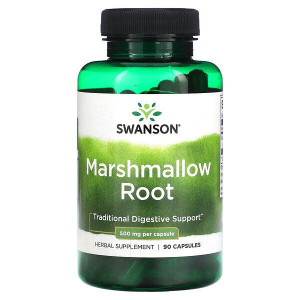 Marshmallow Root, 500 mg, 90 Capsules Swanson