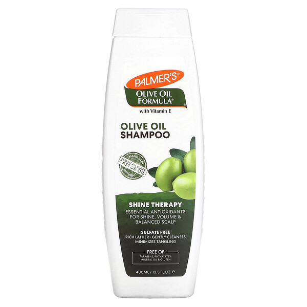 Olive Oil Formula с витамином Е, шампунь с оливковым маслом, 13,5 жидких унций (400 мл) Palmer's