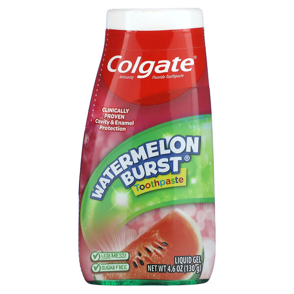 Toothpaste, Watermelon Burst, 4.6 oz (130 g) Colgate