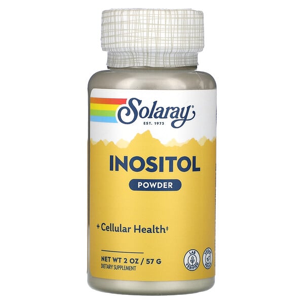 Инозитол в порошке, 2 унции (57 г) Solaray
