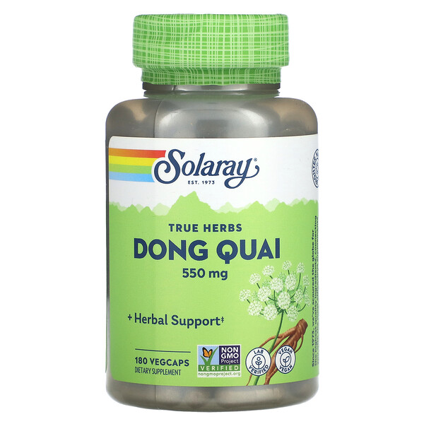 True Herbs, Dong Quai , 550 mg, 180 VegCaps Solaray