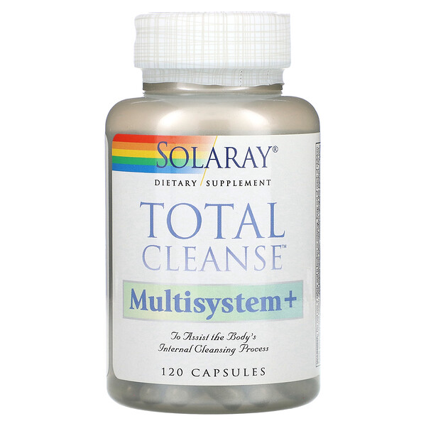 Total Cleanse, Мультисистема +, 120 капсул Solaray