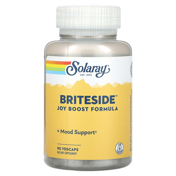 Briteside, Формула Joy Boost, 90 растительных капсул Solaray