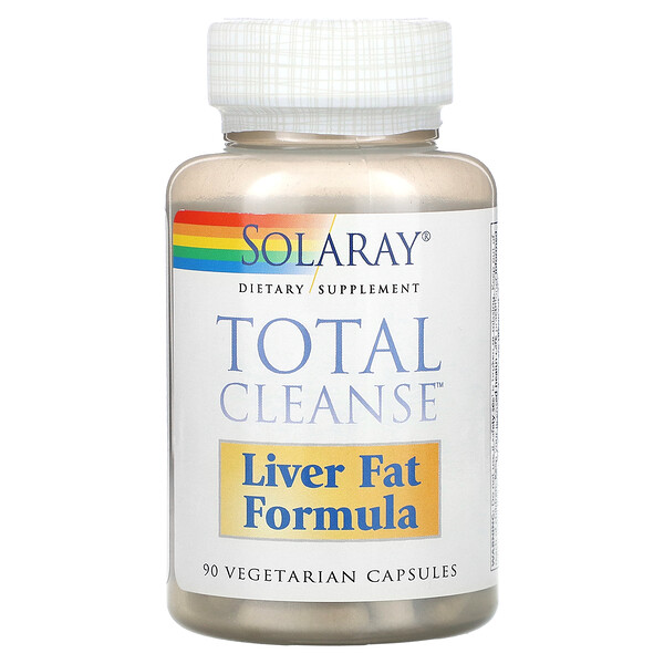 Total Cleanse, Liver Fat Formula, 90 Vegetarian Capsules Solaray