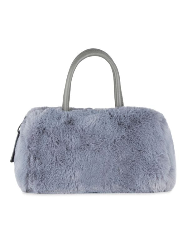 Дорожная сумка Luxe Faux Fur Faux Fur Bowling Bag Luxe Faux Fur