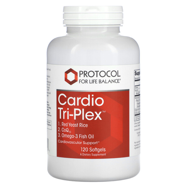 Cardio Tri-Plex, 120 Softgels Protocol for Life Balance