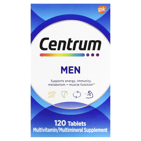 Мужские мультивитамины - 120 таблеток - Centrum Centrum