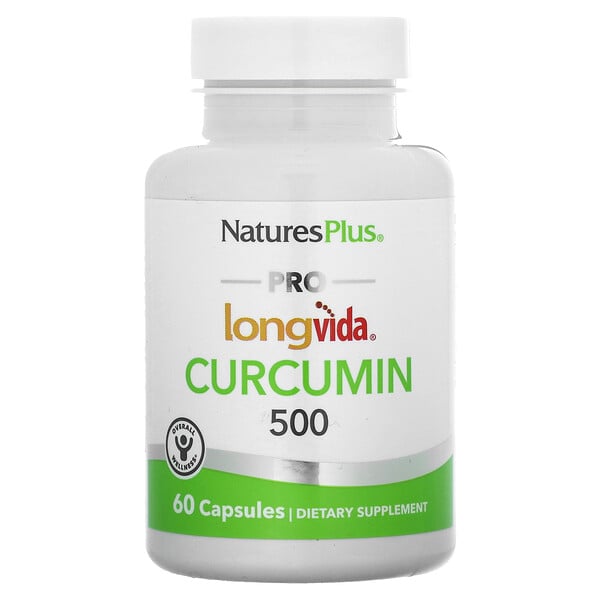 Pro Longvida, Куркумин, 500 мг, 60 капсул - NaturesPlus NaturesPlus