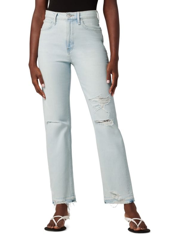 Прямые джинсы Jade с высокой посадкой Hudson