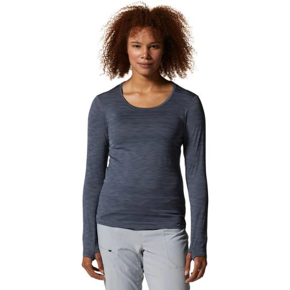 Рубашка с длинными рукавами в полоску Mighty — женская Mountain Hardwear