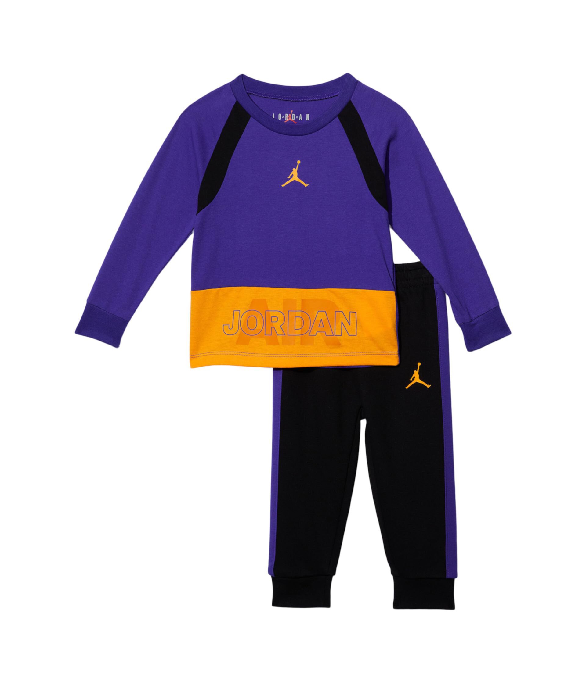 Baseline Long Sleeve Tee Set (Infant) Jordan Kids