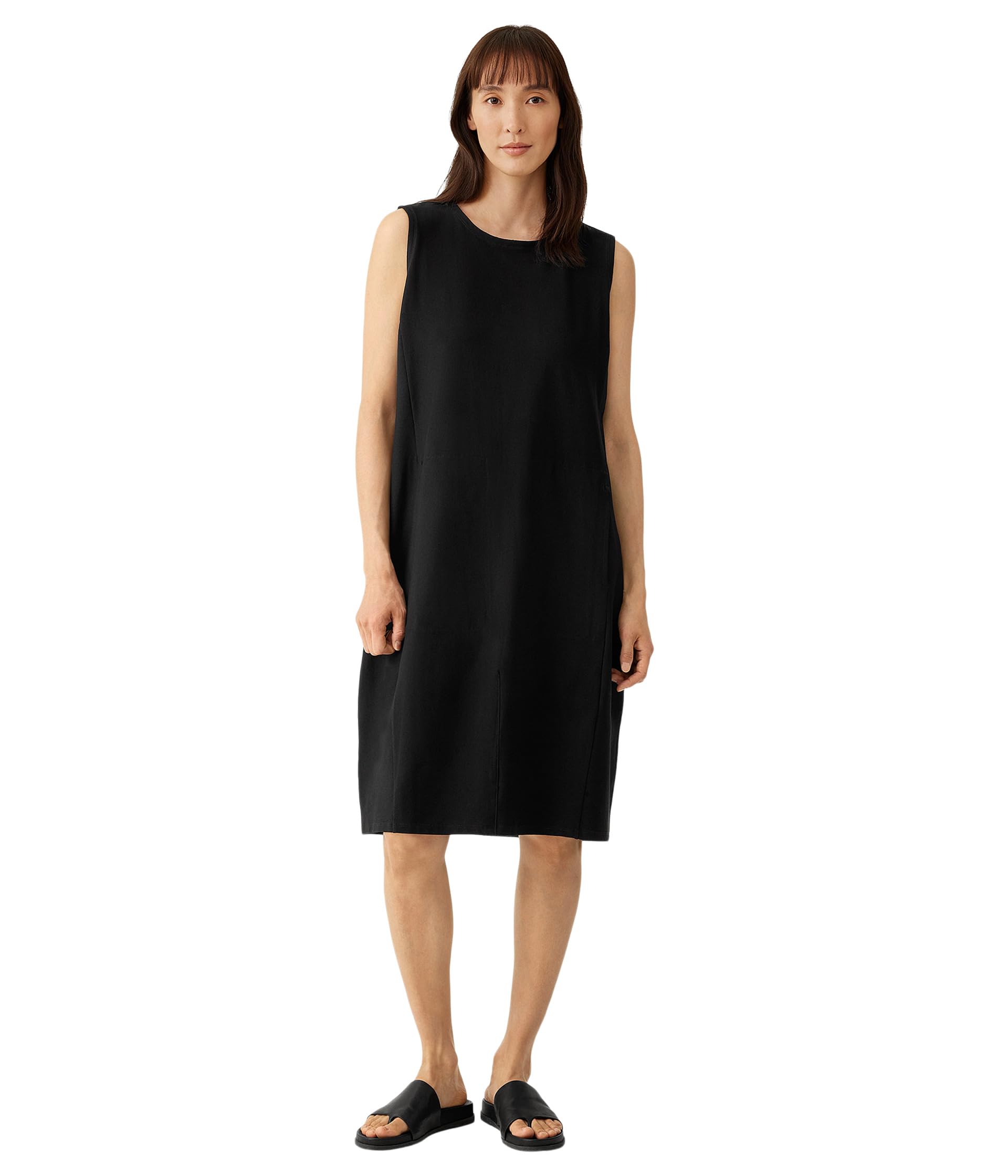 Миниатюрное платье-фонарик Eileen Fisher