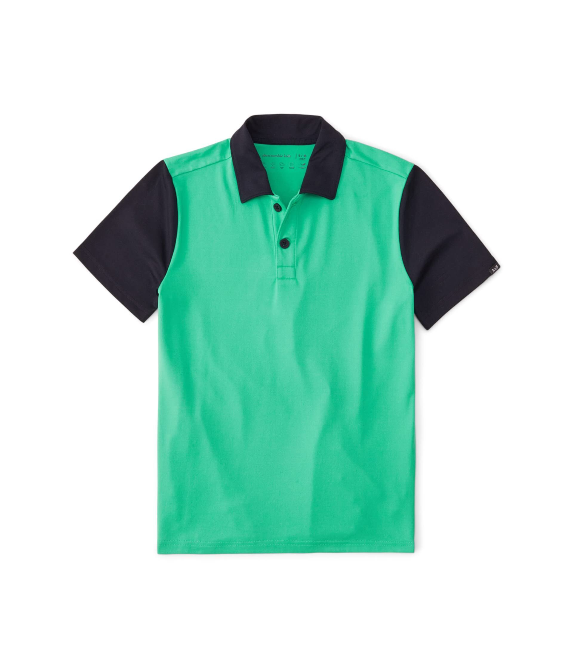 Трикотажная футболка-поло с короткими рукавами (для маленьких/больших детей) Abercrombie kids