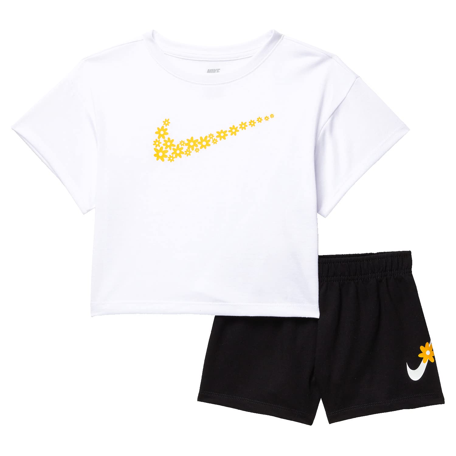 Daisy T-Shirt and Shorts Set (Toddler/Little Kids) Nike Kids