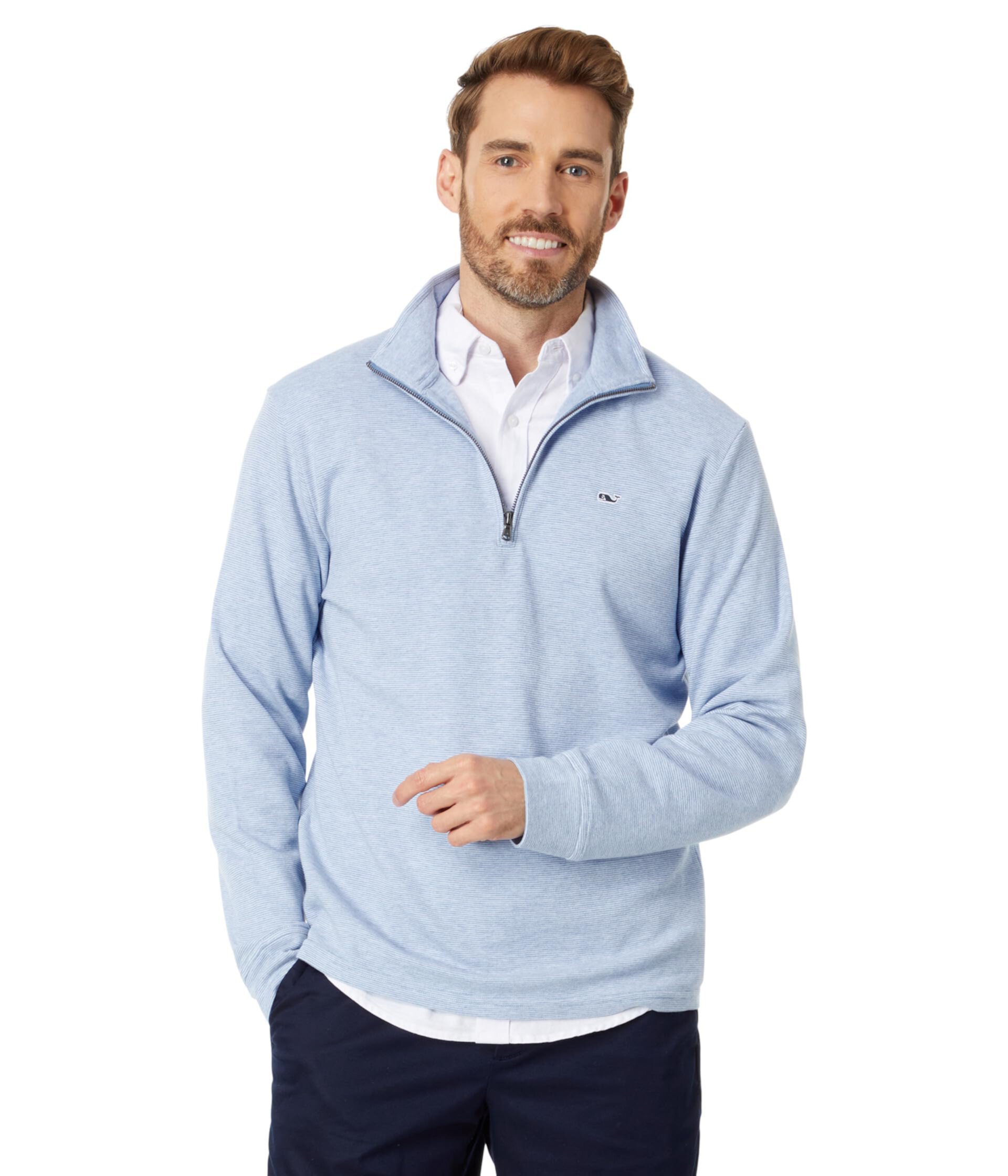 Мужской Пуловер Vineyard Vines Saltwater 1/4 Zip Vineyard Vines