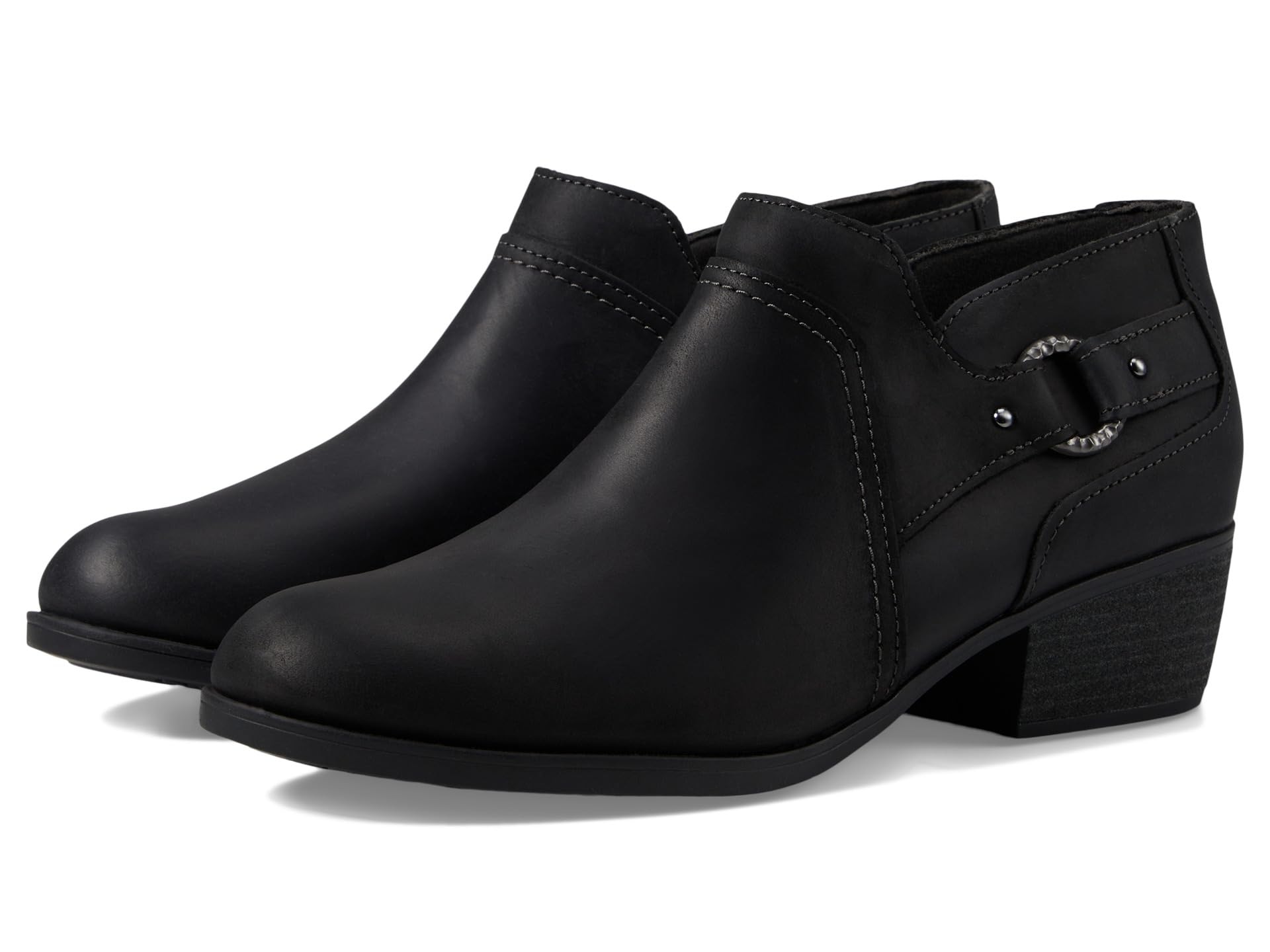 Ботинки Clarks Charlten Grace из натуральной кожи с блокированным каблуком и молнией сбоку Clarks