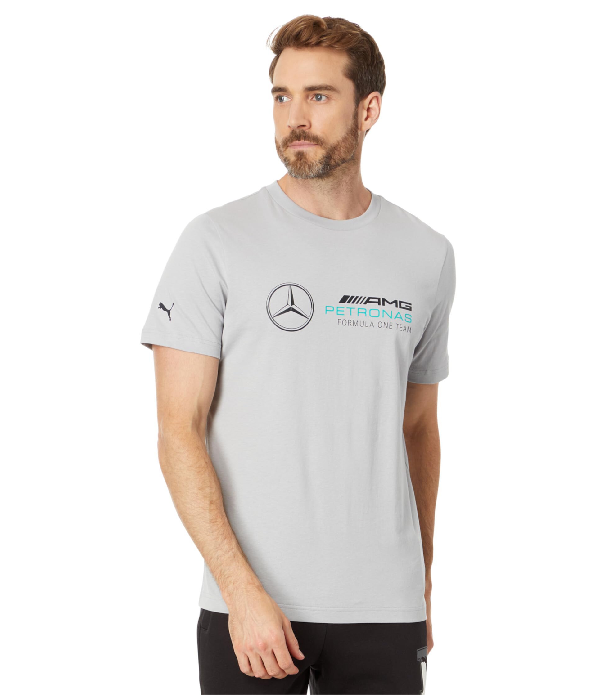 Футболка с логотипом Mercedes AMG Petronas Essentials PUMA