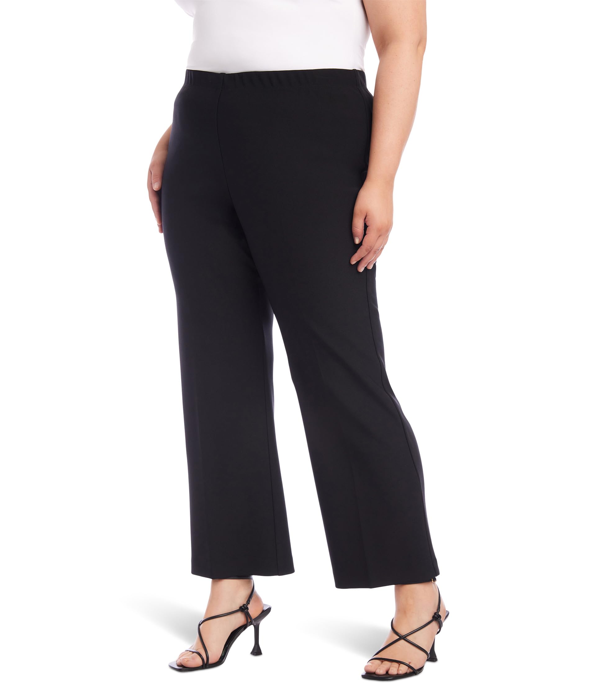 Plus Size Cropped Presley Pants Karen Kane