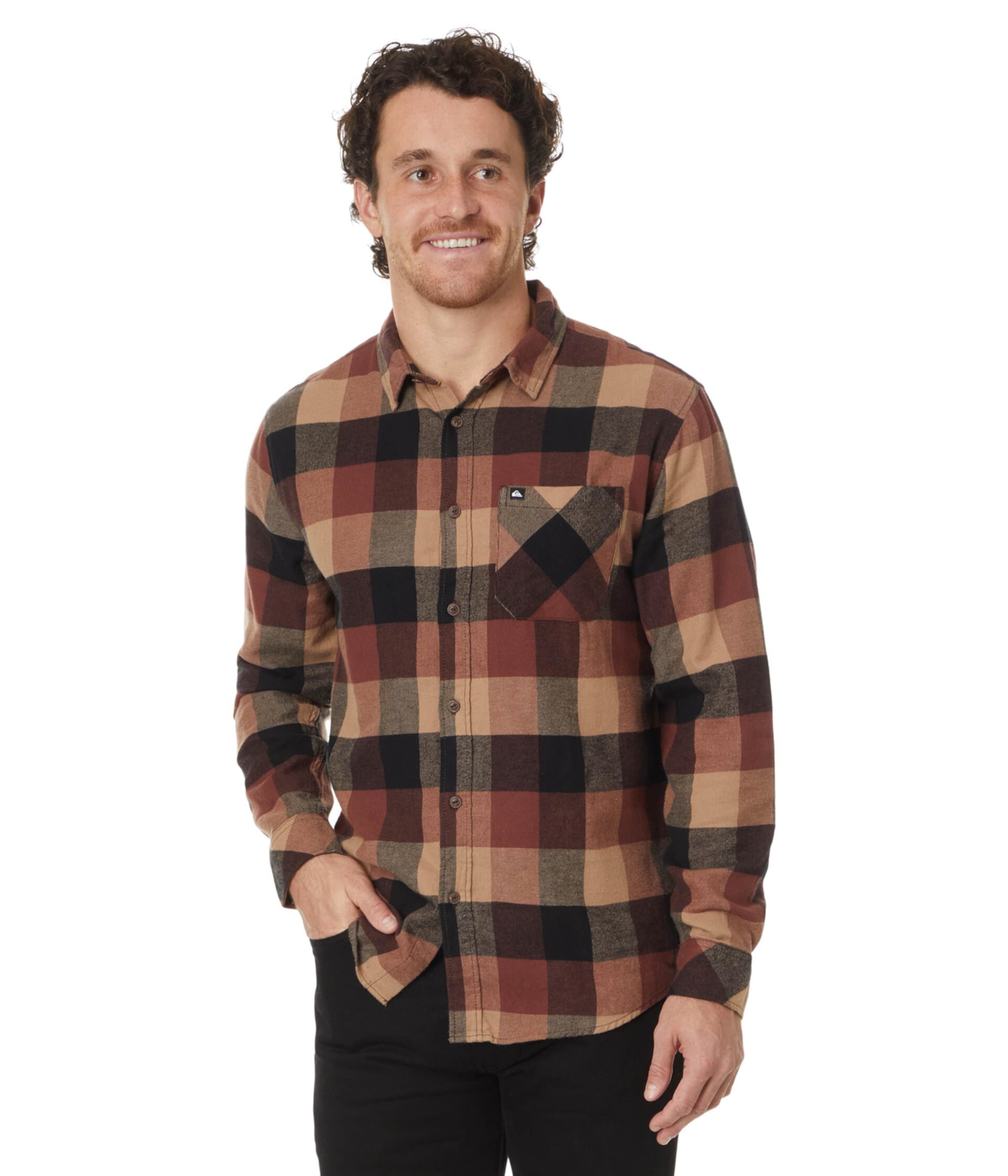 Мужская Повседневная Рубашка Quiksilver Motherfly Long Sleeve Flannel Quiksilver